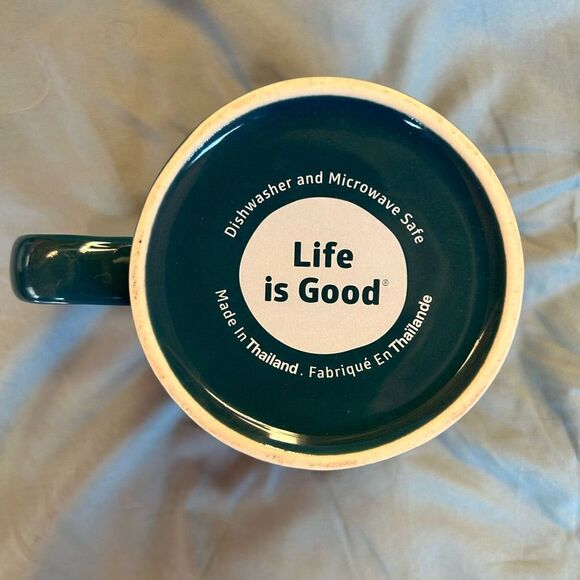 NWOT Life Is Good Rise Shine Coffee Cup Mug - Picture 2 of 6